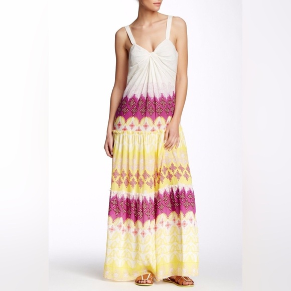 DIANE Von FURSTENBERG MARNY MAXI CRINCKLE DRESS 6 - Picture 1 of 10